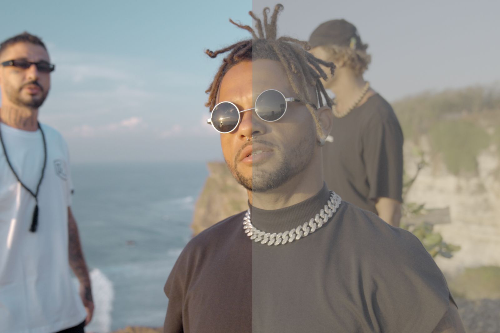 Music video frame, colour graded